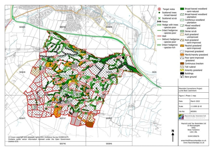 Lumb Beck Map